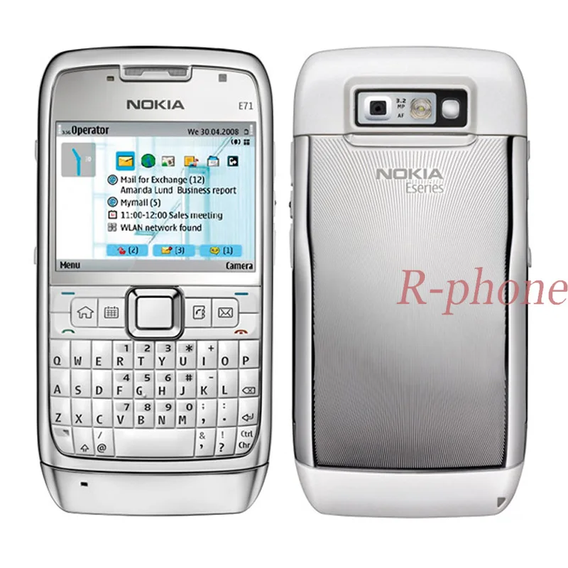 Разблокированный оригинальный Восстановленный смартфон Nokia E71 3G мобильный