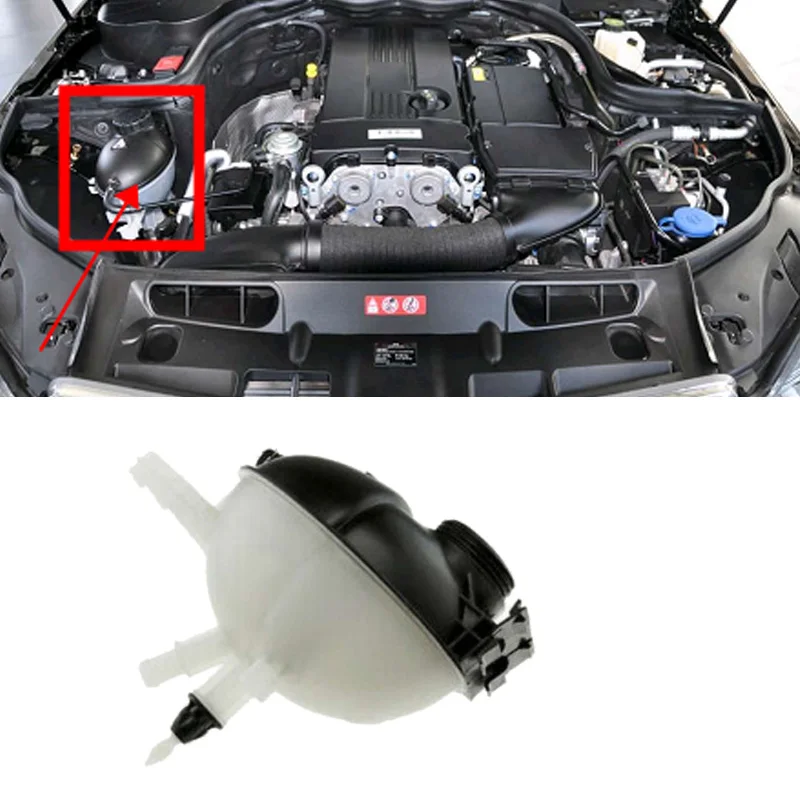 Coolant Reservoir Overflow Expansion Tank For MercedesBenz W204 W212
