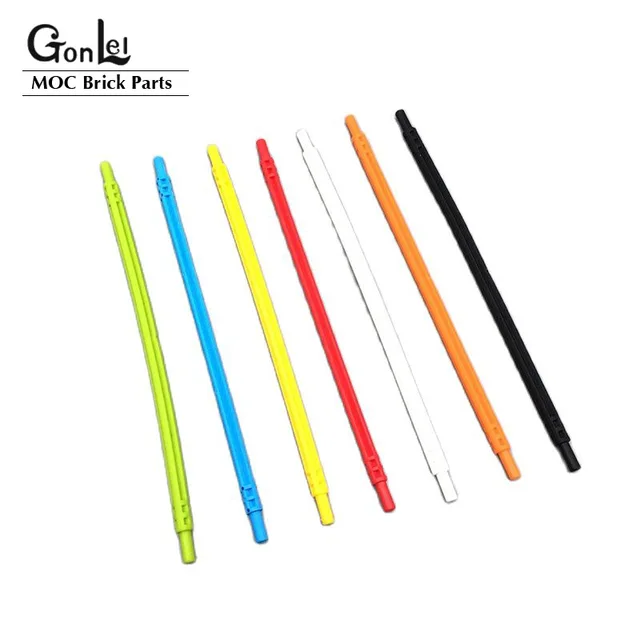 10Pcs/Lot High-Tech Parts 32202 Hose Soft Axle 16 MOC Brick Blocks Parts Compatible with No.32202 Assembles Particles Kids Toys 1