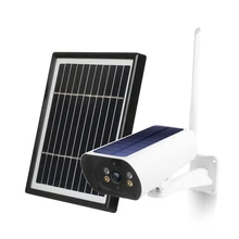 Caméra de Surveillance extérieure solaire IP Wifi hd 2MP/1080P, dispositif de sécurité sans fil, étanche, avec batterie et Audio bidirectionnel