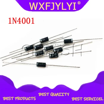 

100PCS Rectifier Diode IN4001 1A 50V DO-41 1N4001