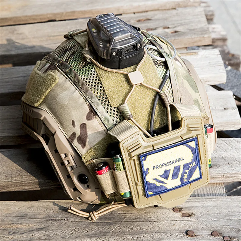 Outdoor Activities Self Defense Fast Mesh Tactical Helmet Cover BK/DE/MC
