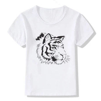 

Woman T-shirt Tiger head pattern Neck Loose Yes Boss Letter Print Tshirt Summer Women Tee Shirt Woman Clothes