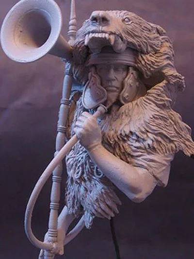 Новый комплект из смолы Неокрашенная модель 1/10 anicent Roman warrior bust | Игрушки и хобби