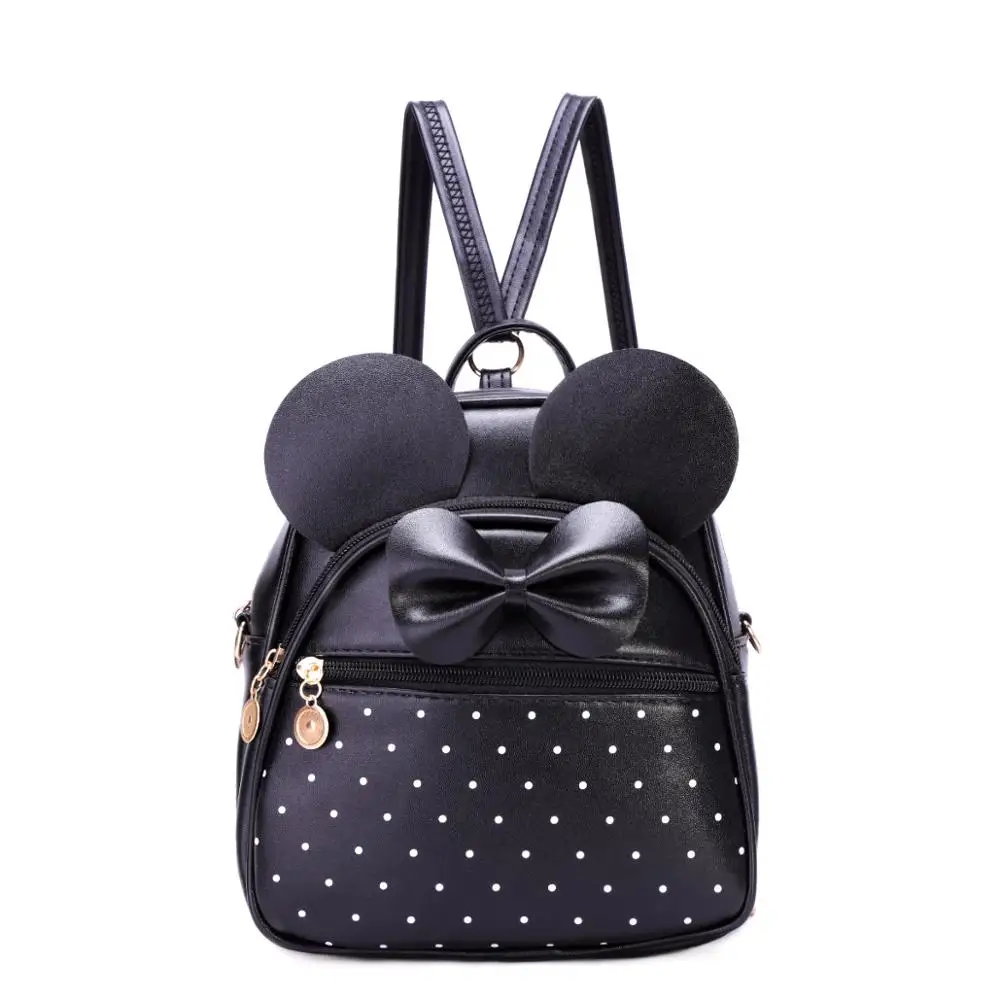 KL928 Cute backpacks for girls PU leather lovely mickey shoulder bags 848 | Багаж и сумки