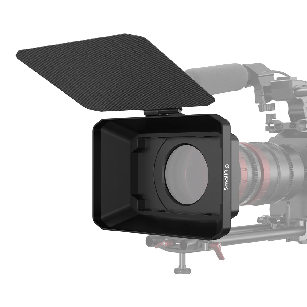 SmallRig Lightweight Clamp-On Matte Box with Carbon Fiber Top Flag 2660