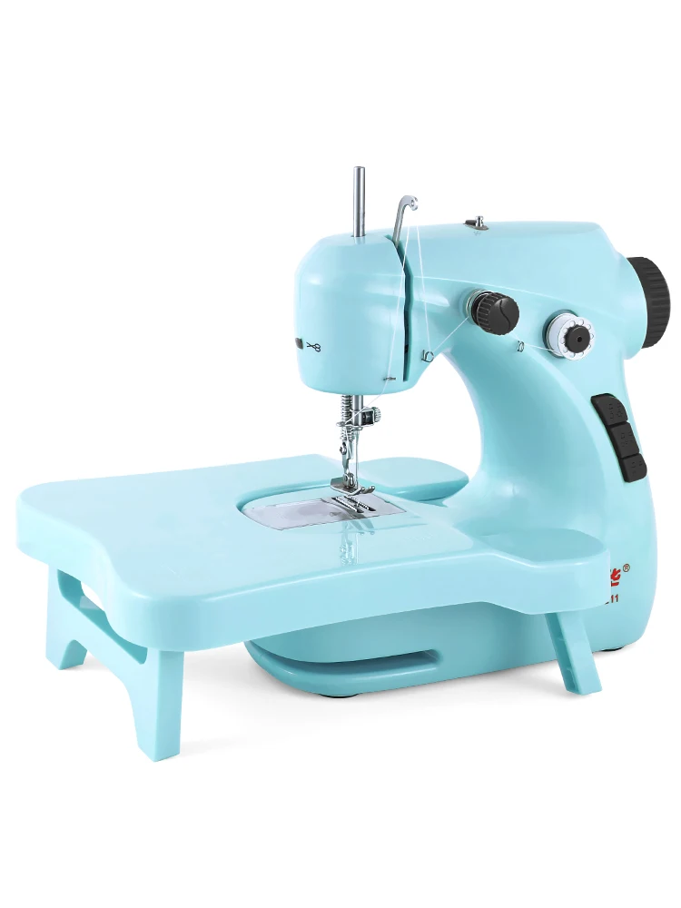 

Швейная машина, Бытовая мини 211, бытовая легкая электрическая мини-многофункциональная, маленькая, толстая, Подлинная