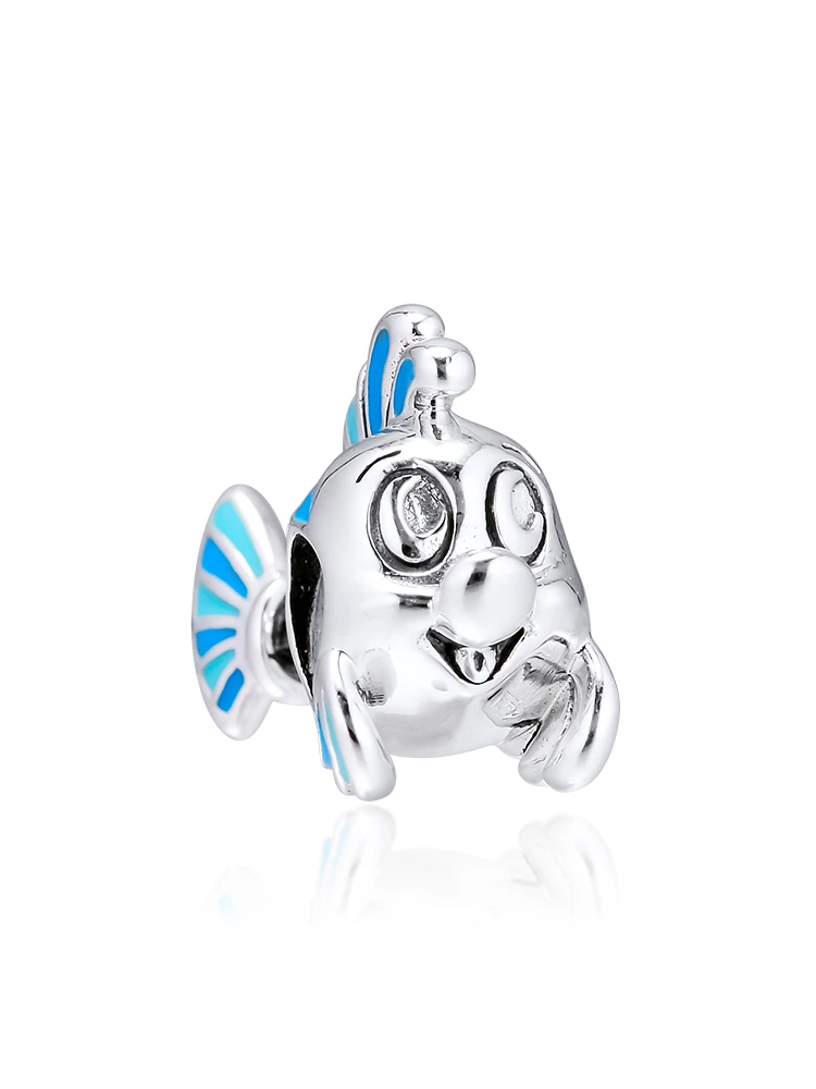 Qandocci Fit Pandora Bracelet The Little Mermaid Flounder Charm For Jewelry Making Sterling Silver 925 Original Bead Charm Charms Aliexpress
