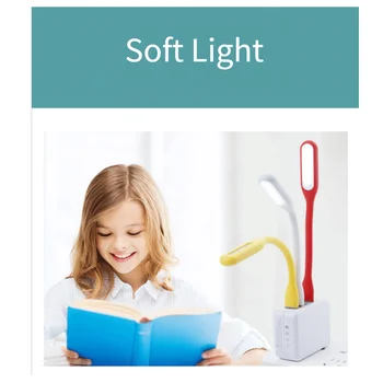 

Mini Laptop lamp Creative USB LED Book Light Summer Flexible Foldable USB LED Power 5V 1.2W for Mobile Power Computer Laptop
