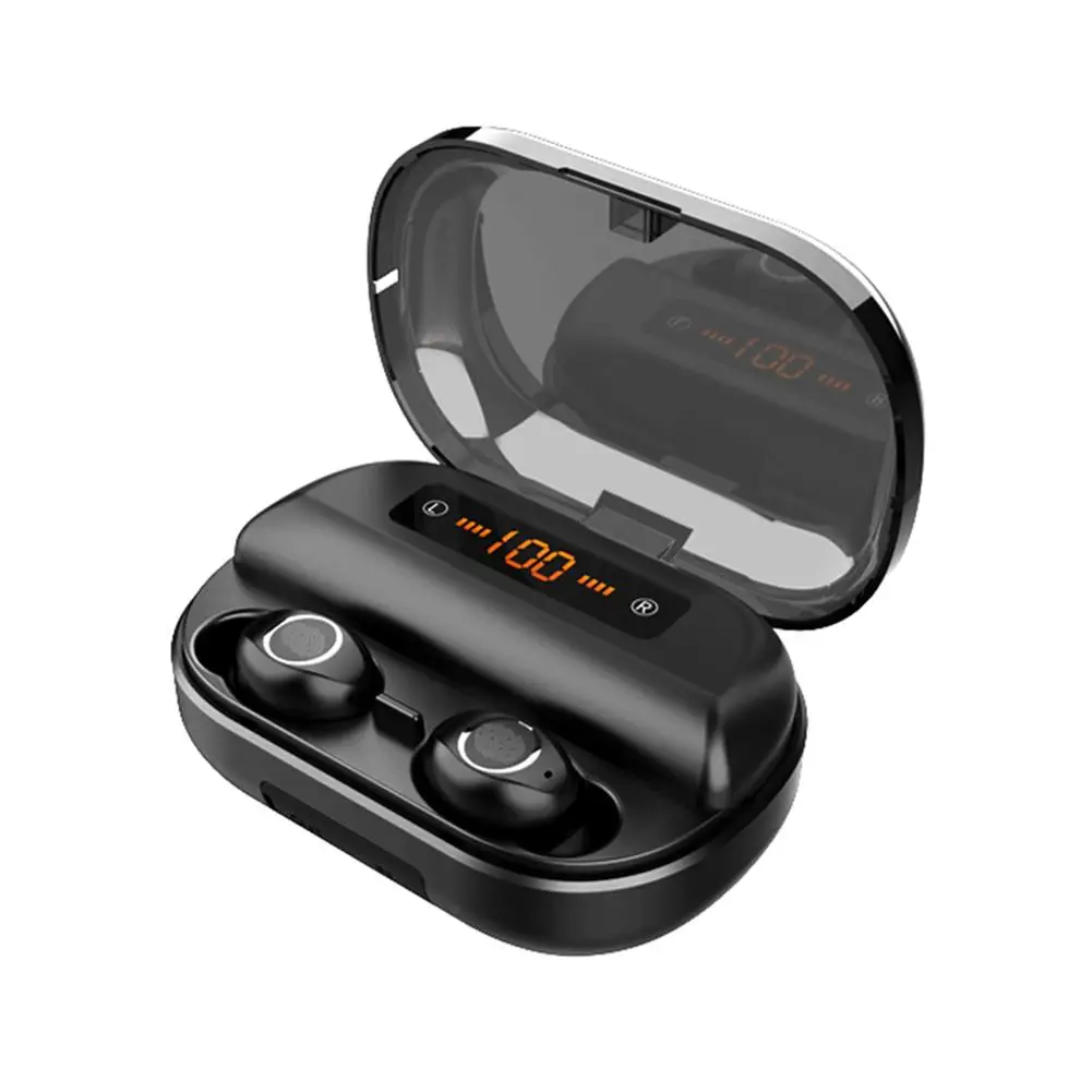 Беспроводные наушники Bluetooth наушники спортивные гарнитуры V12 Tws с микрофоном мини наушники с шумоподавлением Pk V11 Tws