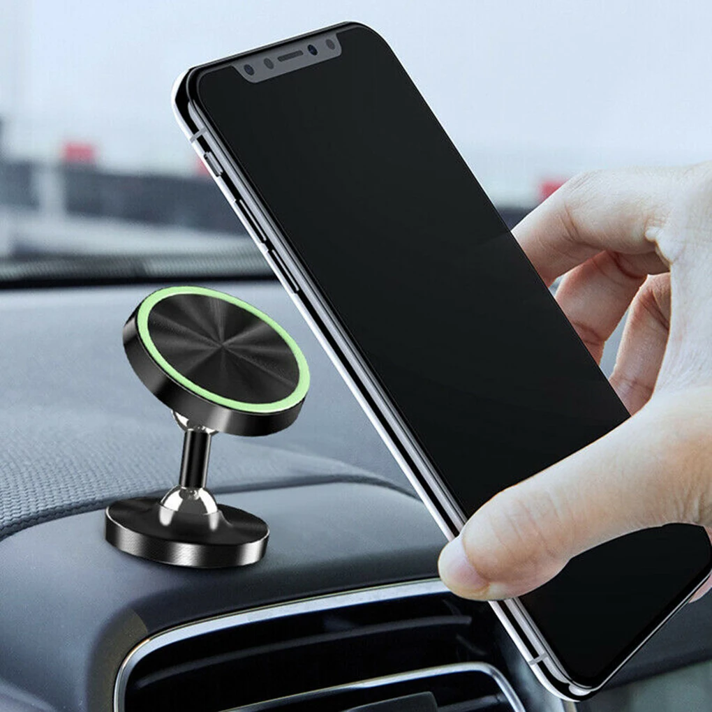 

Luminous Phone Holder Alloy Magnetic Car Phone Holder Universal Car Dashboard Mount Mobile Holder Magnet GPS Holder