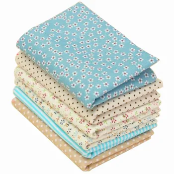 

6Pcs 25cmx25cm Cotton Fabric Floral Printed Cloth Sewing Quilting Fabrics For Patchwork Bedding Needlework DIY Handmade Material