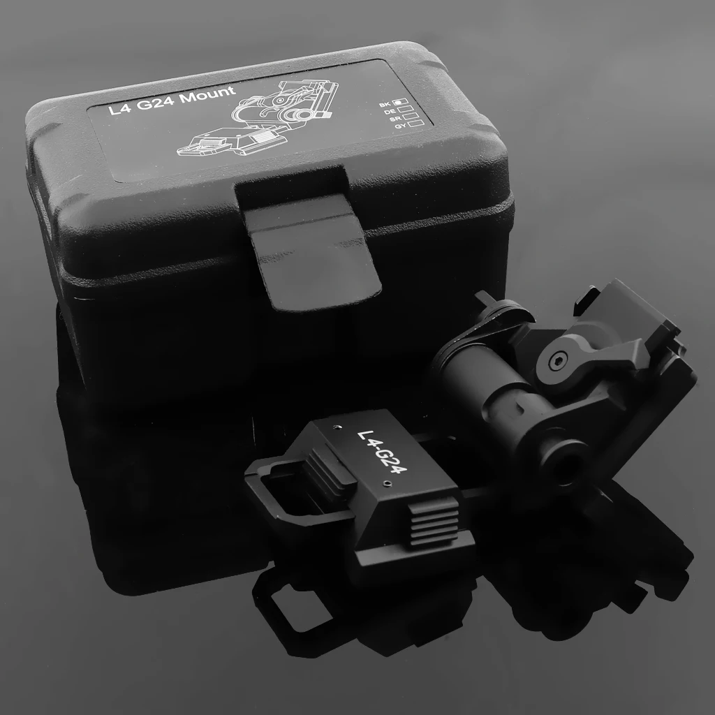 Черный шлем части L4 G24 NVG сплав металлический шлем Крепление CNC для быстрого
