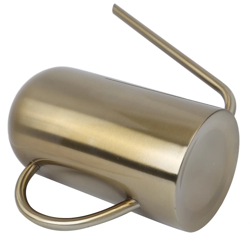 Watering Can Stainless Steel Gold/Black 1.5L Garden Watering Pot