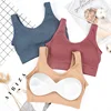 2022 Sport Women Tank Crop Top Push Up Bra Tops Seamless Camisole Underwear Sports Sleeveless Tops ► Photo 2/6