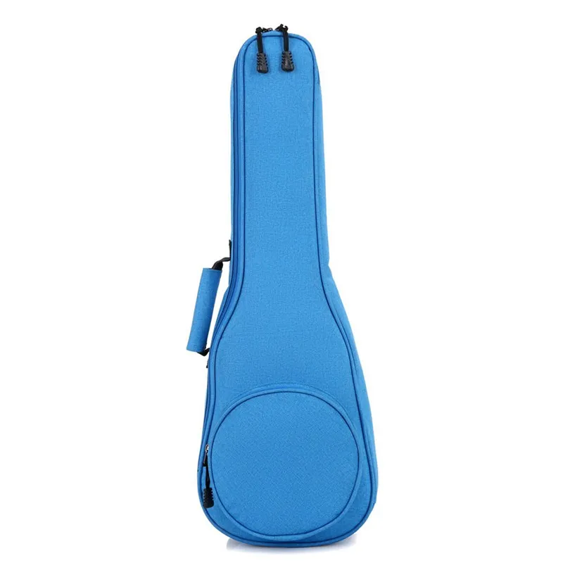 

23 Inch Cotton Ukulele Bag Soft Case Gig Waterproof Oxford Cloth Ukelele Hawaii Four String Guitar Backpack Blue