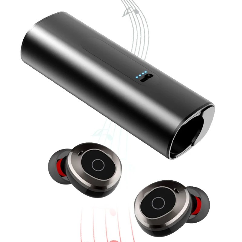 

TWS Bluetooth Earphone Push Out Pick Up Twin Wireless Earbuds BT 5.0 Handsfree Sport Stereo Music Call Headset With Microphone