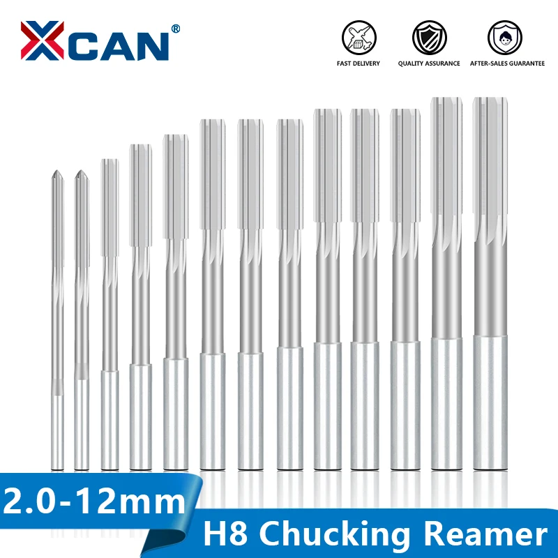 HSS Reamer Machine Straight Shank Chucking Reamer 2/2.5/3/4/5/6/6.5/7/8/9/10/11/12mm
