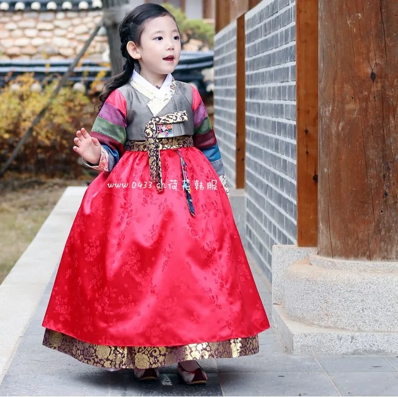 2023 traditional chinese beautiful dance hanfu dress girls women dynasty costume ancient chinese costumes cosplay stage wear 2019 Hot Newly Girl Korean Traditional Costume Girls Dress Ancient Korea Hanbok Kid Show Stage Dance Clothing Asian Hanbok Dress