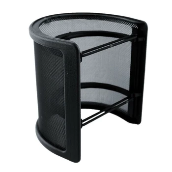 

Windscreen Recording Studio Replacement Microphone Filter Mask Shield Dual Layer D2TE