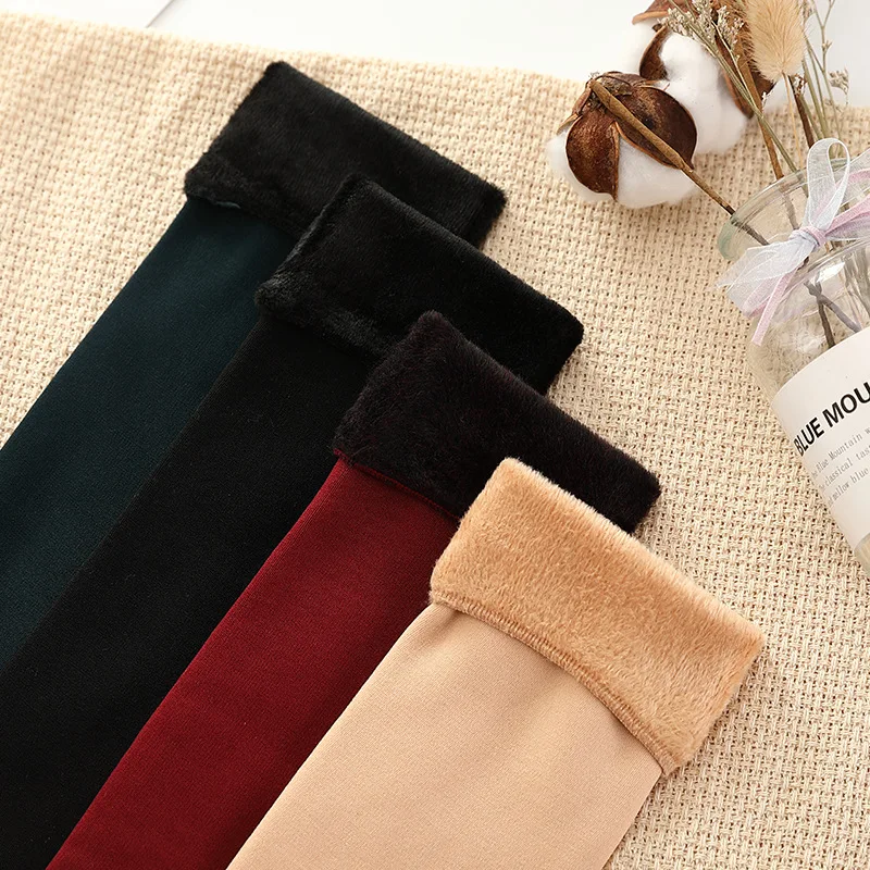 F free color LKWDer/3 пары теплых женских носков; теплые шерстяные кашемировые зимние носки; бесшовное бархатное женское сапоги; носки для сна - Цвет: F free color