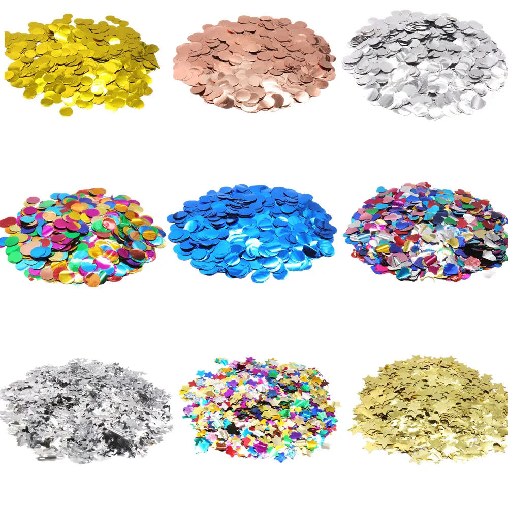 20 г/пакет Красочные Воздушный шар &quotКонфетти&quot пайетки розовое золото Мини