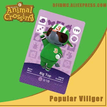 

199 Big Top Animal Crossing Card Amiibo for New Horizons
