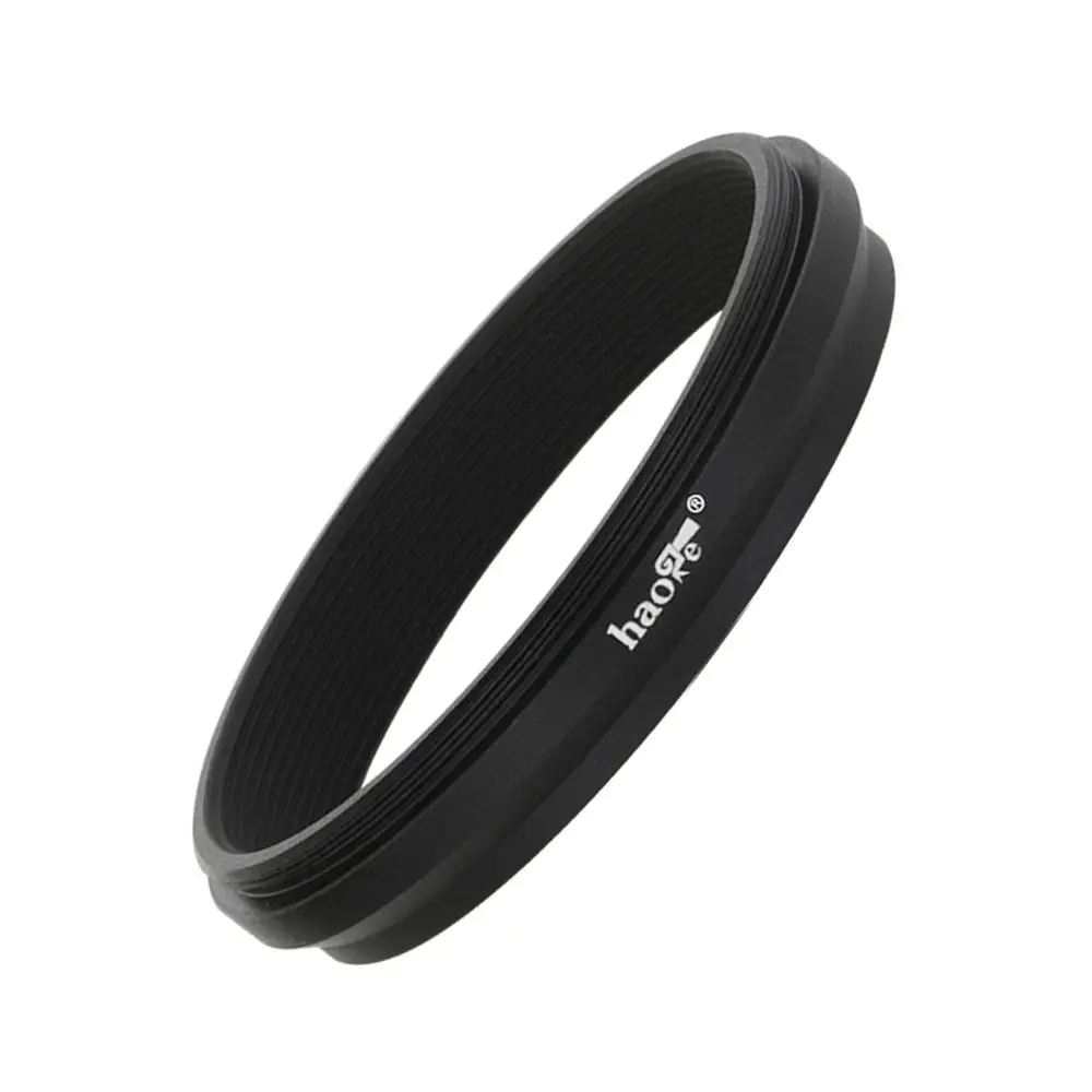 

Haoge Lens Filter Adapter Ring for Fujifilm Fuji X100V Camera fit 49mm UV CPL ND Filter Lens Cap Replace Fujifilm AR-X100 Black