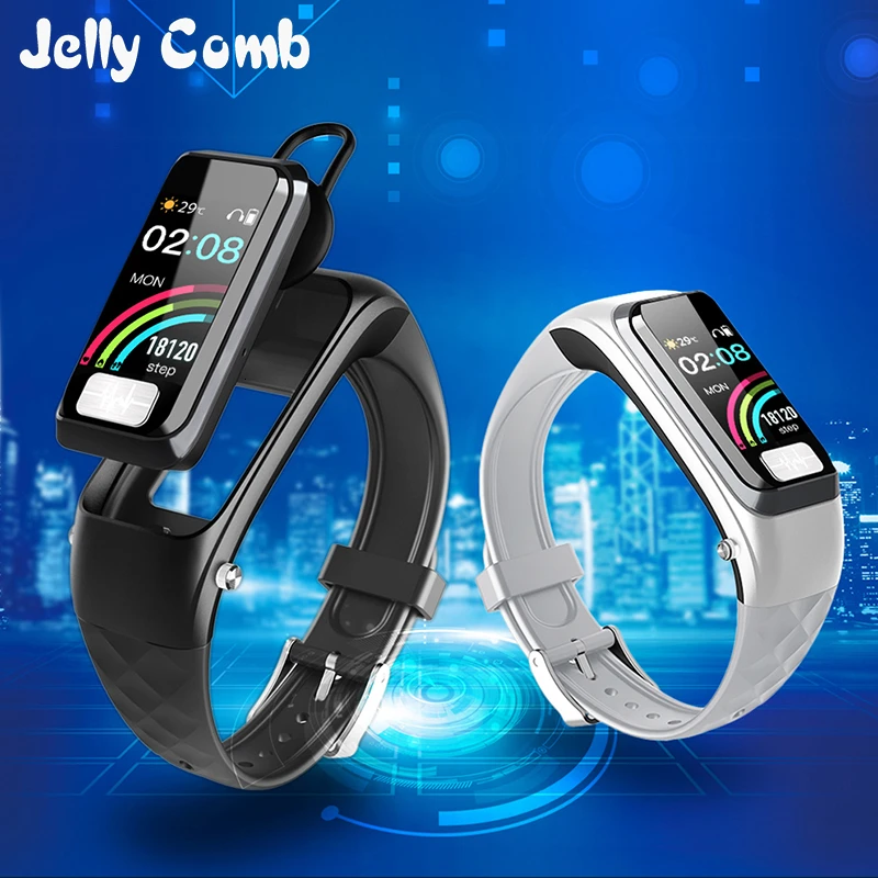 Смарт часы Jelly Comb ECG + PPG Беспроводные с поддержкой Bluetooth 5 0 и