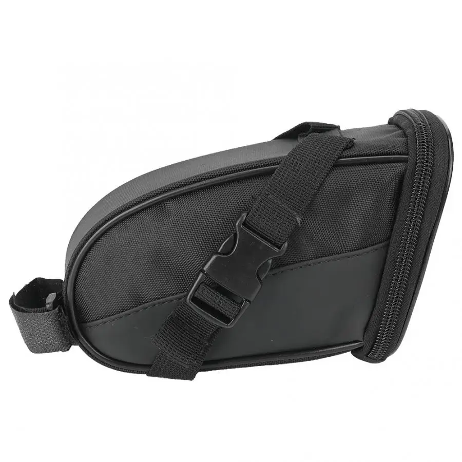 Best Outdoor Cycling Saddle Bags Mountain Road Bike Tail Seat Bag Cycling Seatpost Pack Bicycle Seat Pouch with Reflective Pattern 4