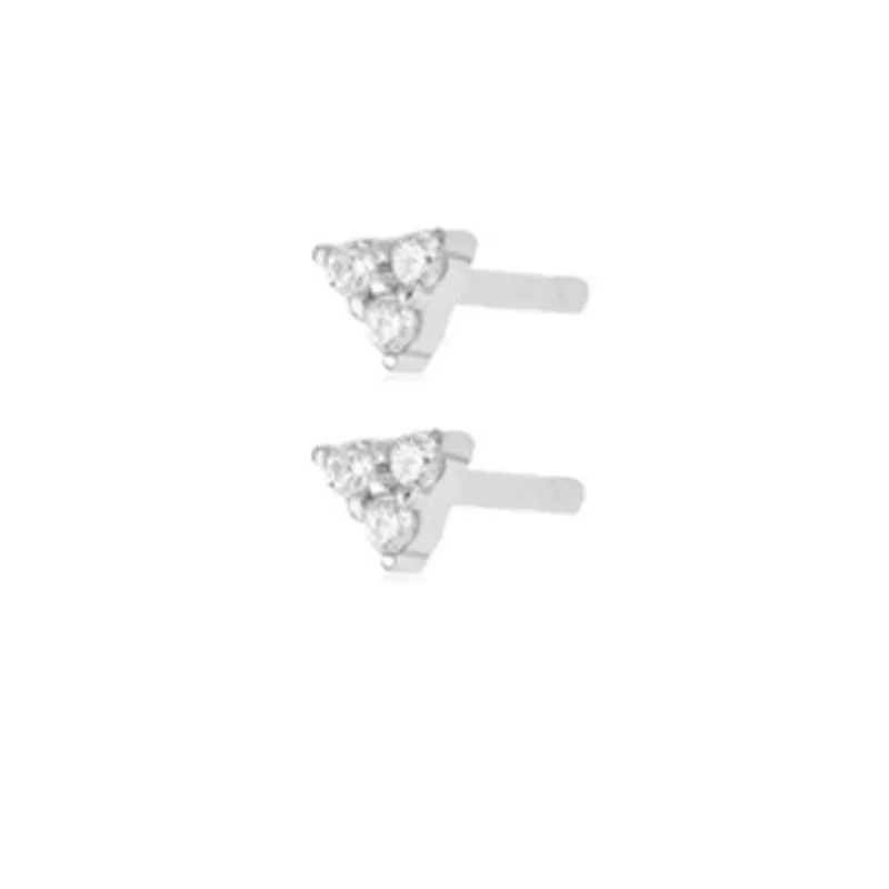 Silver Stud Женские серьги в форме подковы, 925 пробы, серебро - Окраска металла: Silver Stud