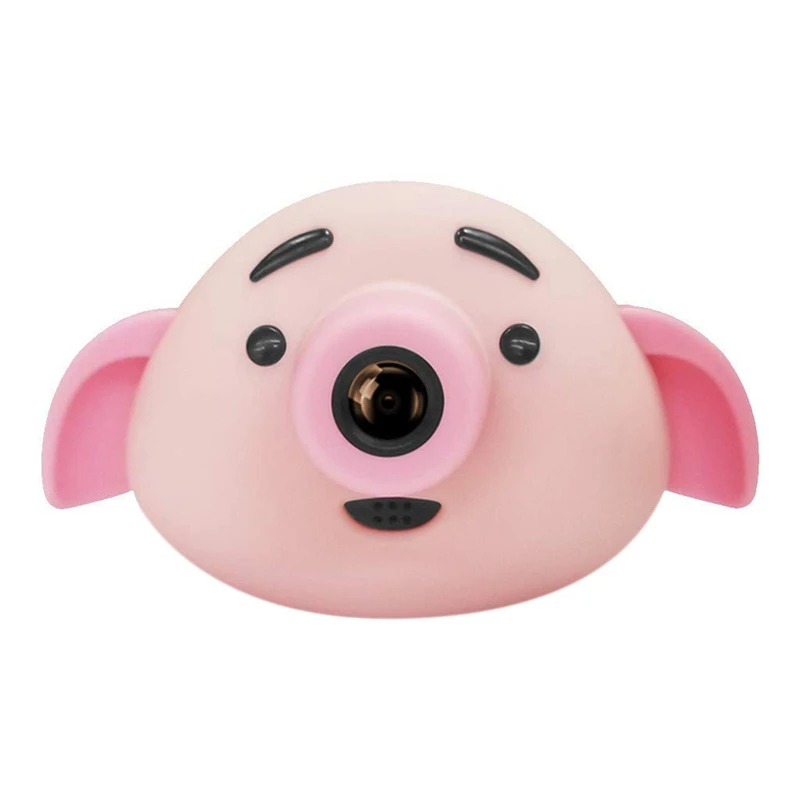 Детские забавные камеры Pig Shaped 1,8 дюймов 300Mp 1080P Hd дети передний задний двойной объектив широкий угол 120 с usb-кабелем