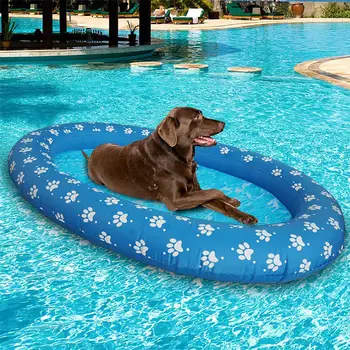 

Pet Floating Row Float Water Toy Float Swimming Pool Floating Row Bed Inflatable Beach Toy For Dog Cat