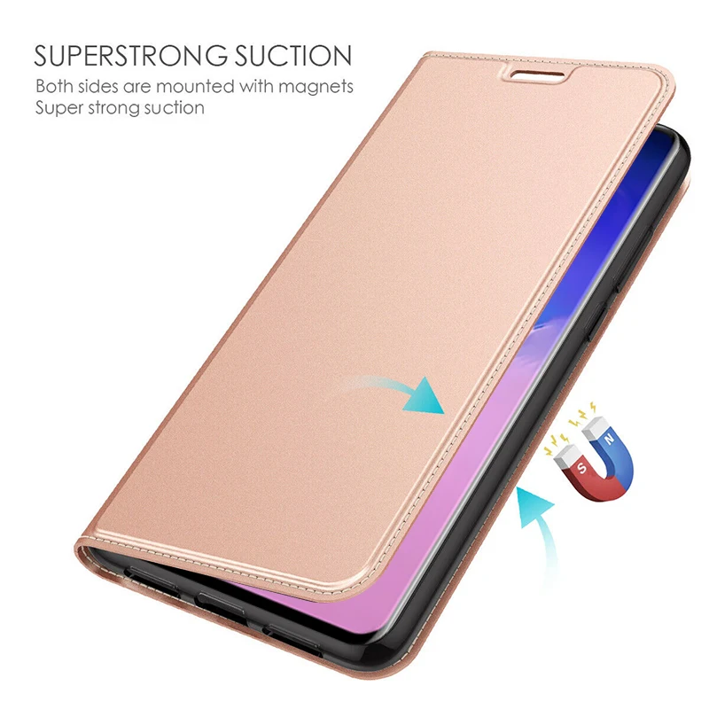Магнитный кожаный чехол книжка с откидной крышкой для Samsung Galaxy A51 A71 S20 FE Ultra S10 Plus Note