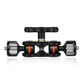 

Multi-Function Articulating Magic Arm with Double Ballheads 1/4" Screw Monitor Mount for Field Monitor, Lights, Camera Gimbal