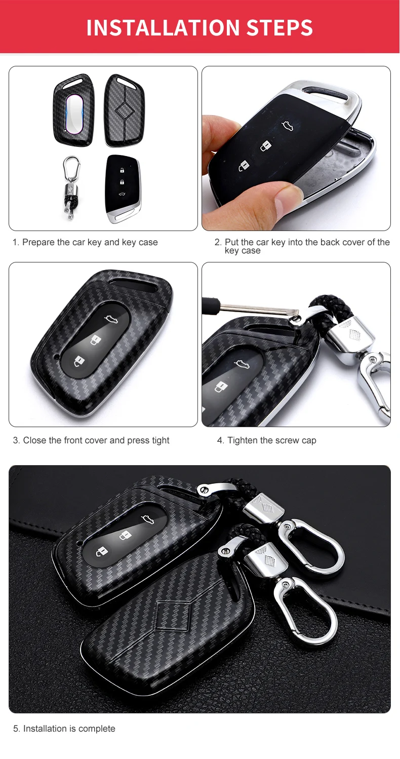 Cover chiave telecomando per Roewe RX5 i6 ERX5 i5 RX8 RX3 per MG6 MG ZS EV EZS HS EHS 18 Cover chiave telecomando per Roewe RX5 i6 ERX5 i5 RX8 RX3 per MG6 MG ZS EV EZS HS EHS - H45aa326732d448e3b0c5dbf33355eeedY