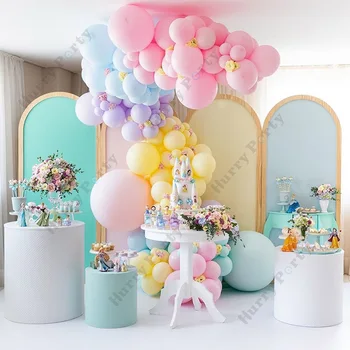 

152Pcs Macaron Pink Blue Balloon Garland Arch Kit Purple Latex Balloons For Wedding Party Decoration Globos Baby Shower Supplies