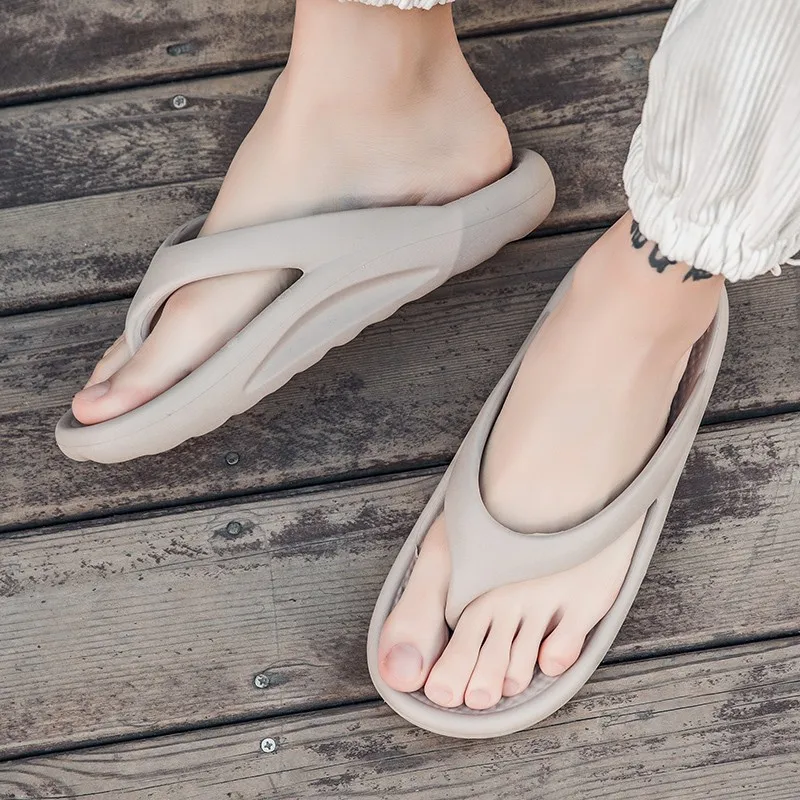 تنفس الشاطئ شبشب رجالي حجم كبير للجنسين الوجه يتخبط الصيف الترفيه الشرائح أحذية رجالي خفيفة الوزن الصنادل الناعمة Zapatillas