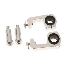 Кронштейн 7/8 дюйма 22 мм, 1 дюйм 28 мм Монтажный держатель часть для мотоцикла(серебро