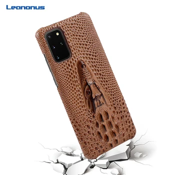 

Heavy Duty Protection Cowhide Case for Samsung Galaxy S 20 Ultra S20 Plus Phone Case Cover For Samsung S10 Plus Shockproof Coque