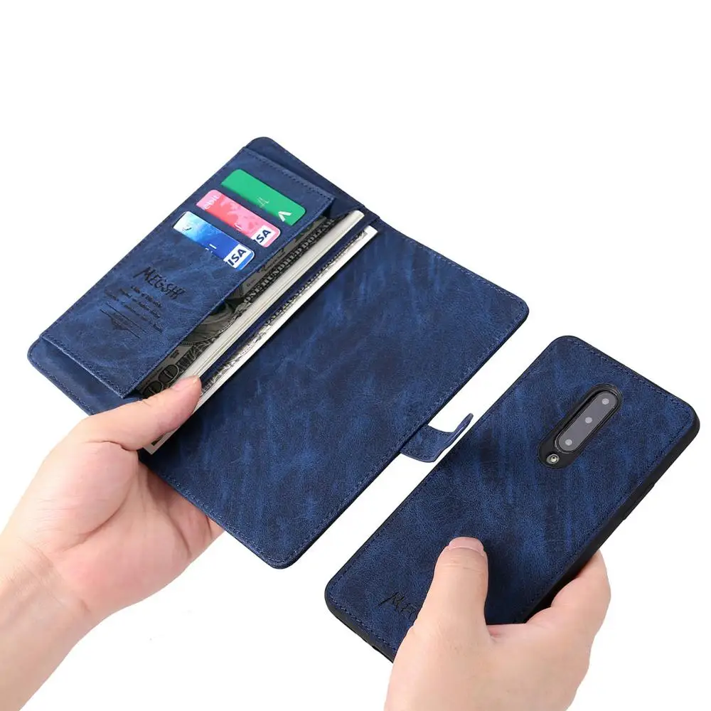 

Flip Case Leather Phone Bags Wallet Cover Detachable Magnetic Back Cover Buckle For Huawei P20 P30 Mate 20 Mate 30 pro Cases