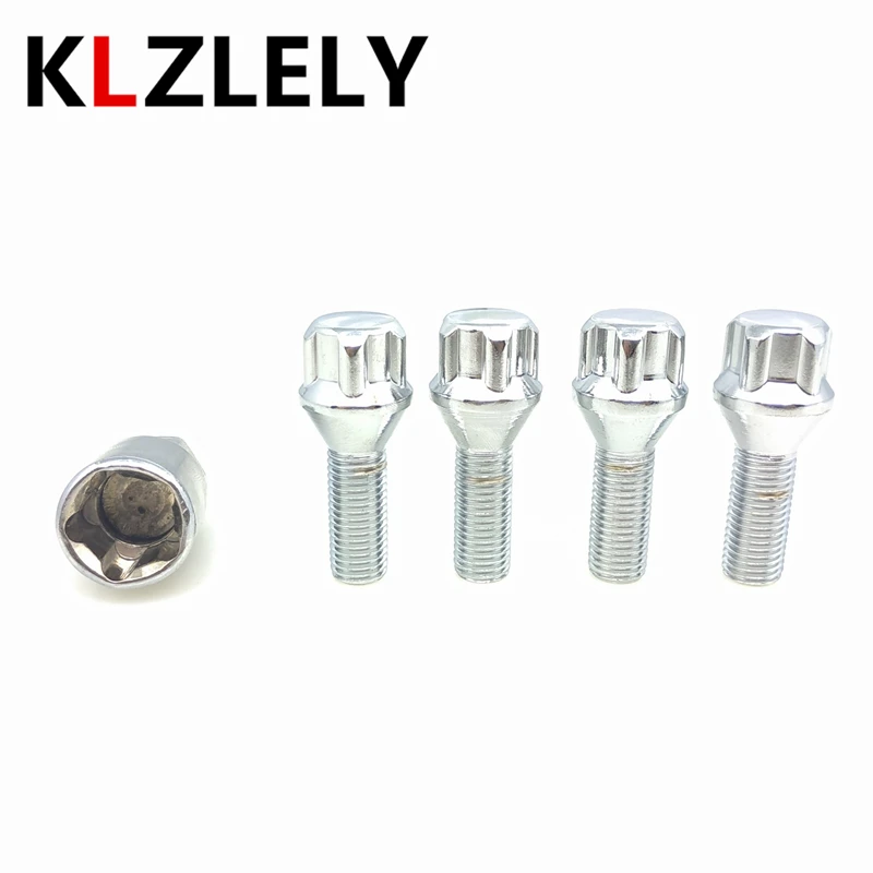 M12 1.5 Wheel Lock Bolt Tires Anti-theft Screws Nut FOR BMW E39 E46 Z8 E52 Z4 E85 E60 E61 E62 E63 E64 1 SET