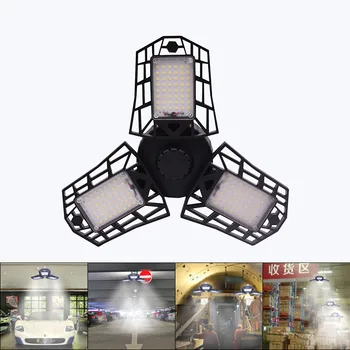 

E27 LED Lamp Bulb 60W AC110V Garage Light Folding Light Deform Light for Workshop Warehouse Factory Gym 270 ° All-round Lightin