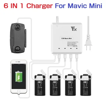 

Mavic Mini Intelligent Fast Charging Hub Multi Battery Charger AC 100-240V for MB2-2400 DJI Mavic Mini Flight Battery