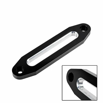 

10inch Fairlead Black Chrome Billet Synthetic Winch Rope 15000lbs Part