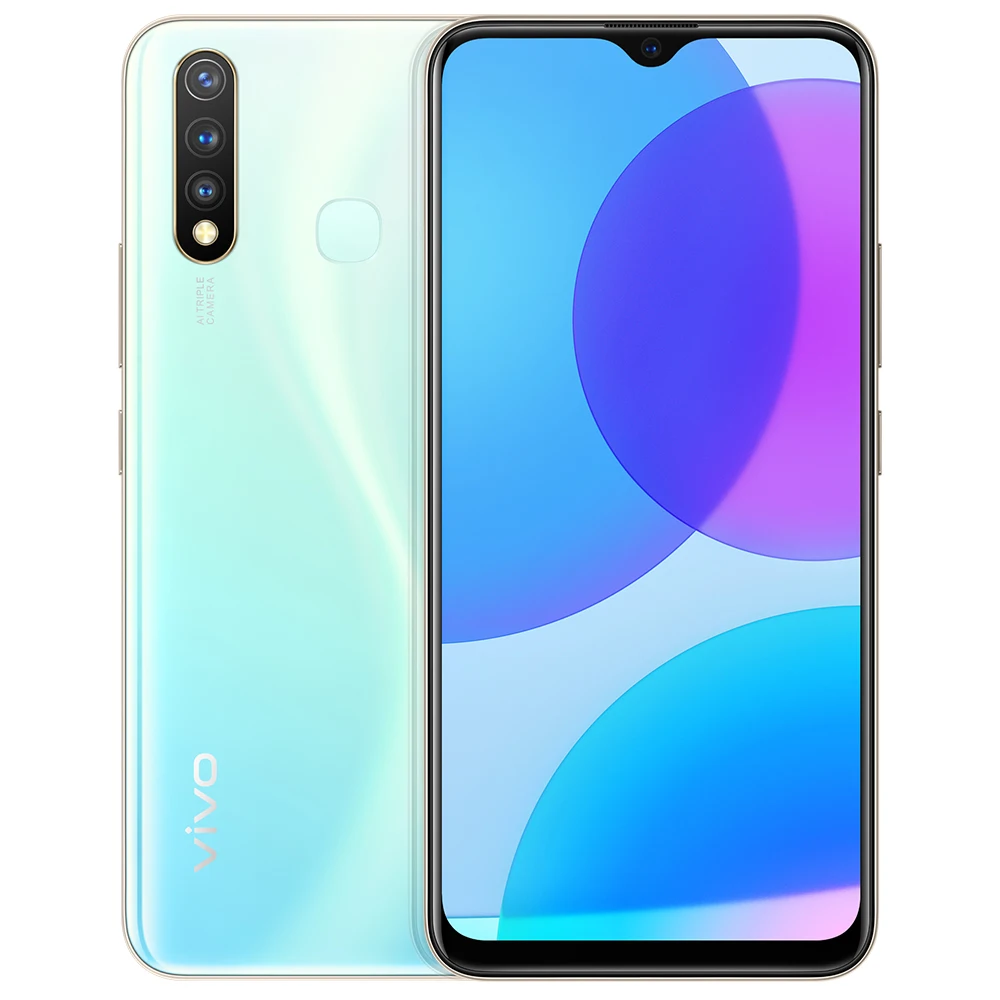 vivo U3 Snapdragon 675 смартфон 6,53 дюйма 5000 мАч большой аккумулятор 4 Гб 64 Гб Тройная камера Celular Android 9 сотовые телефоны