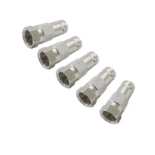 Металлический разъем BNC для Объектив Nikon F-Тип штекер RF Радио антенный коаксиальный адаптер F мужчин и женщин BNC коаксиальный разъем 5/2/1 шт