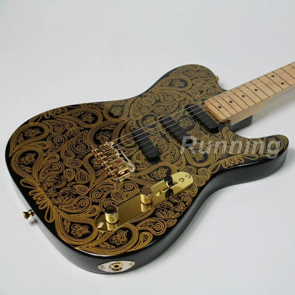

Electric Guitar Basswood Body Gold Hardware High Quality