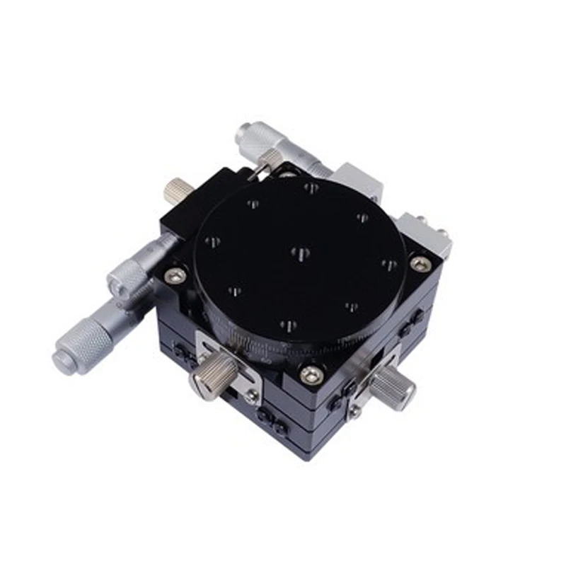 

XYR Axis 60 LS60-LM Rotary Guideway Manual Adjustable Slide Table Precision Displacement Platform