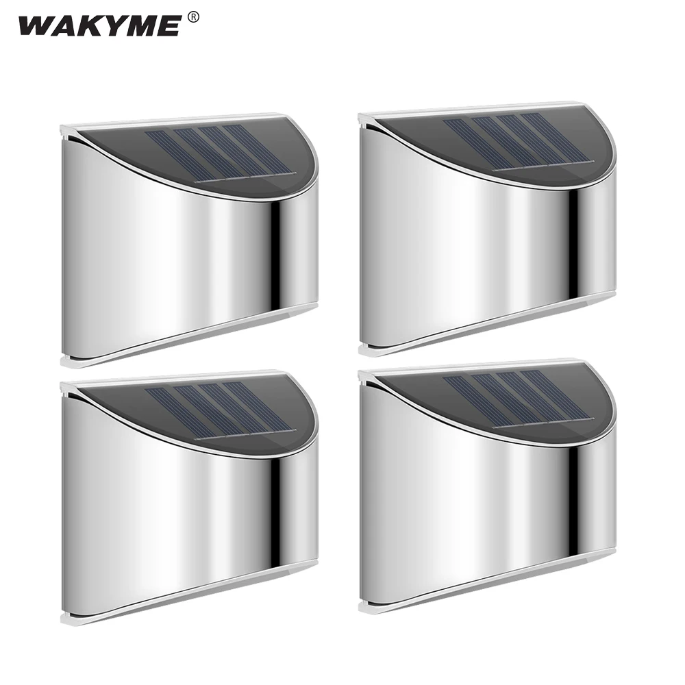 WAKYME из 2 предметов 4 светодиодный теплый белый солнечный светильник на открытом